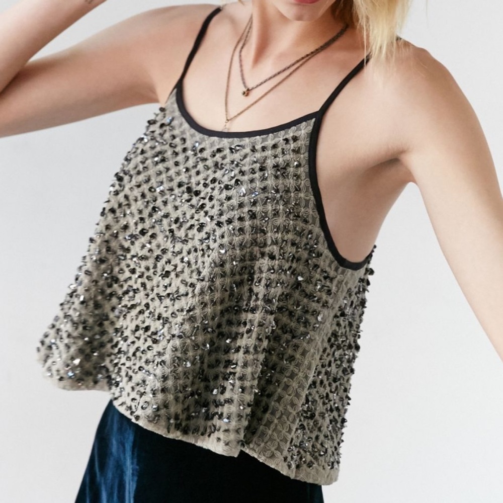 Ecote Quinn Sequin Swing Cami